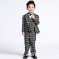 Hand Made High Quality Custom Made Tuxedo Check Pattern Flower Boy Baby Boy Suit